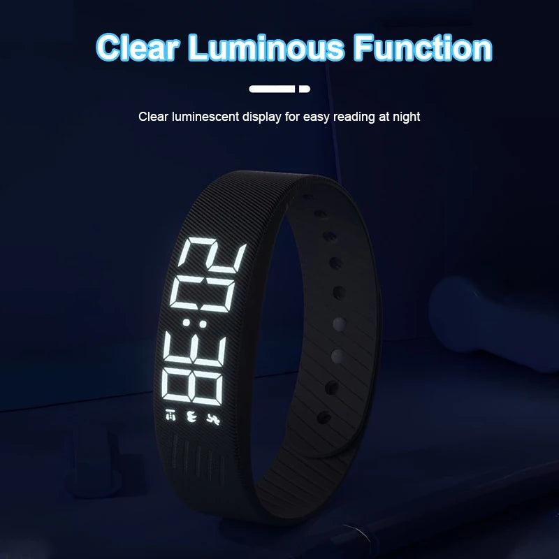 Smart Bracelet LED Digital Waterproof Smart Clock Smartband