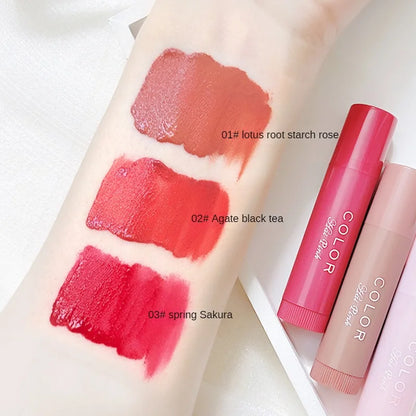 Cute Colored Lip Balm – Waterproof, Color-Changing, Moisturizing Tinted Lipstick for Women